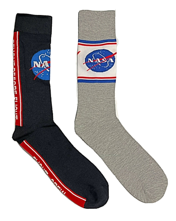 NASA Men’s 2 Pair Of Socks ‘REMOVE BEFORE FLIGHT’