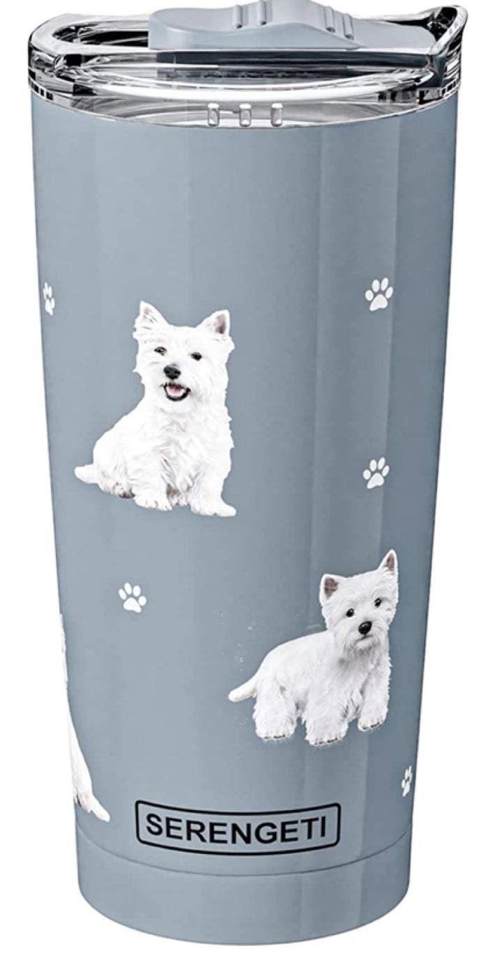 WESTIE DOG Serengeti Stainless Steel Ultimate 20 Oz. Hot & Cold Tumbler