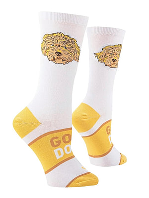 GOLDENDOODLE Dog Ladies Socks COOL SOCKS Brand - Novelty Socks for Less
