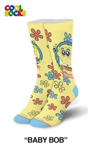COOL SOCKS Ladies Spongebob BABY BOB - Novelty Socks for Less