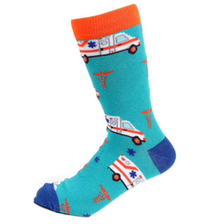 PARQUET Ladies AMBULANCE/EMT Socks - Novelty Socks for Less