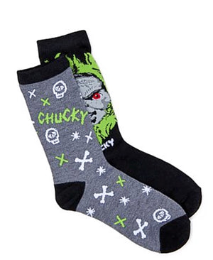 CHUCKY THE MOVIE LADIES 2 Pair Of HALLOWEEN Socks - Novelty Socks for Less