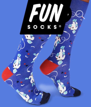 FUN Socks Brand Men’s ASTRONAUT SOCKS - Novelty Socks for Less