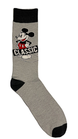 DISNEY Men’s MICKEY MOUSE Socks ‘CLASSIC’ - Novelty Socks for Less