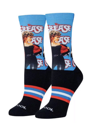 GREASE THE MOVIE Ladies Socks ‘BAD SANDY’ COOL SOCKS Brand - Novelty Socks for Less