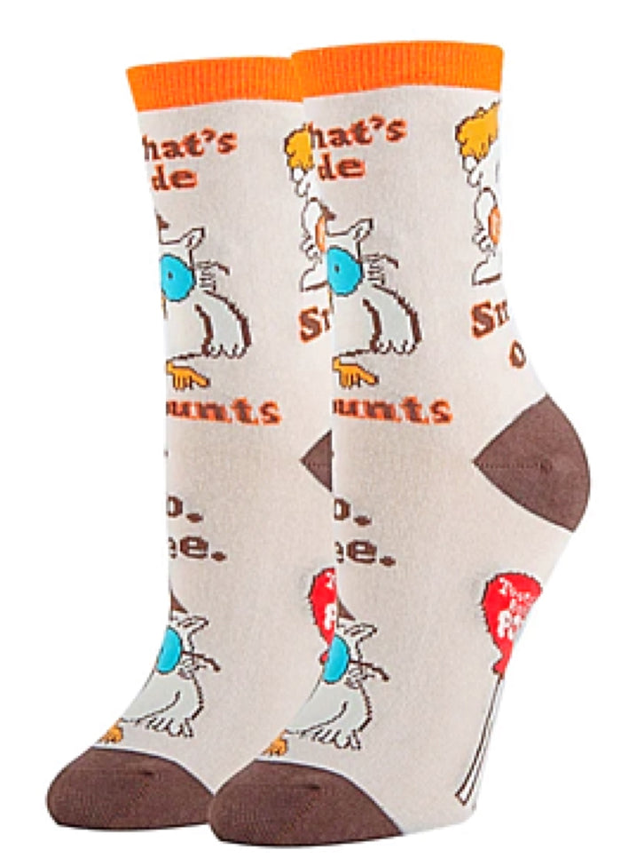 TOOTSIE ROLL POP Ladies Socks ‘IT’S WHAT’S INSIDE THAT COUNTS’ Oooh Yeah Brand