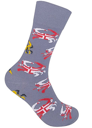 FUNATIC Brand Unisex Socks MARYLAND CRABS - Novelty Socks for Less
