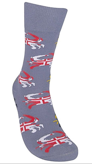 FUNATIC Brand Unisex Socks MARYLAND CRABS - Novelty Socks for Less