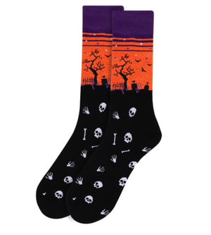 Parquet Brand Men’s HALLOWEEN Socks - Novelty Socks for Less