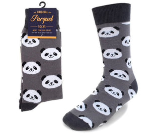 Parquet Brand Men’s PANDA BEARS Socks - Novelty Socks for Less