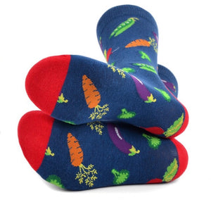 PARQUET BRAND Mens VEGETABLES Socks - Novelty Socks for Less