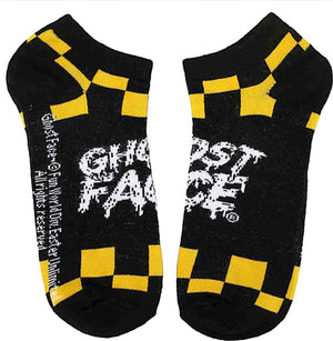 GHOSTFACE LADIES 5 PAIR OF ANKLE SOCKS BIOWORLD BRAND - Novelty Socks for Less