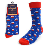 Parquet Brand MEN’S TEXAS FLAG Socks - Novelty Socks for Less