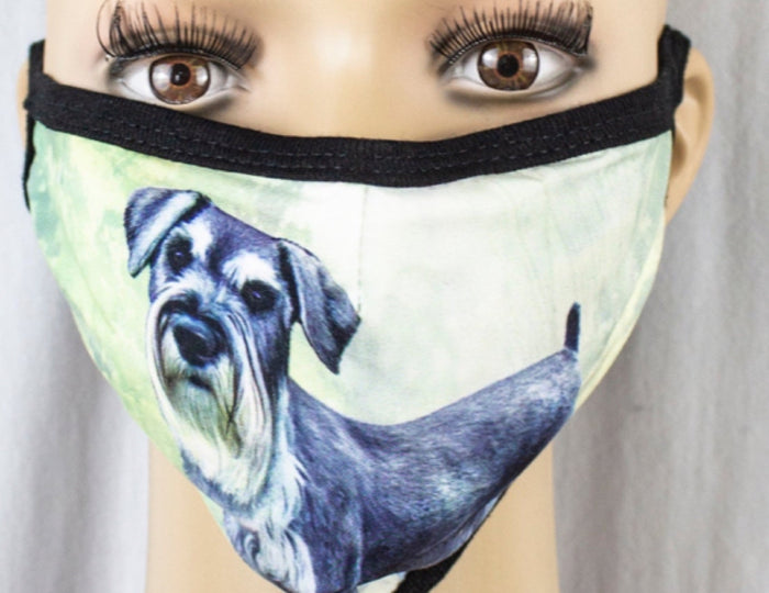 E&S Pets Brand SCHNAUZER Dog Adult Face Mask Cover