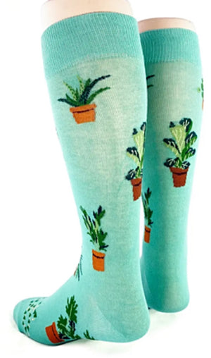 FOOT TRAFFIC Brand Men’s PLANT DUDE Socks - Novelty Socks for Less