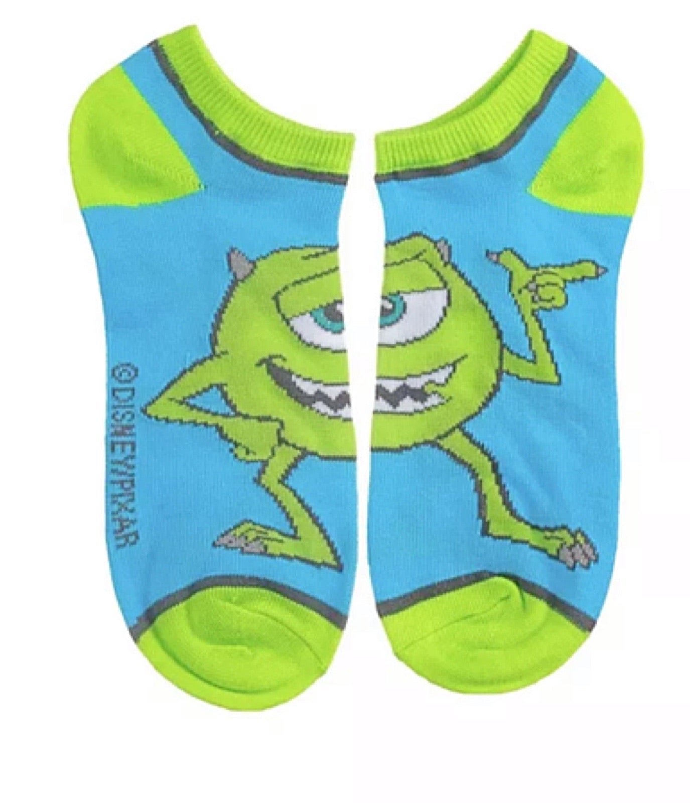sock monster monsters inc Disney Monsters Inc. 5 Pair Ankle Socks