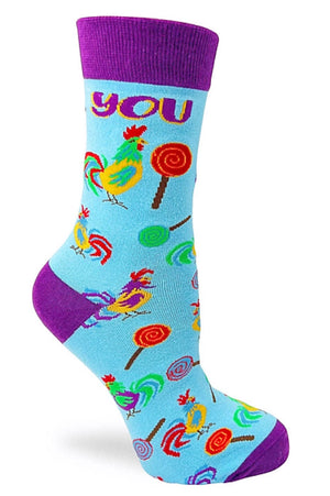 FABDAZ Brand Ladies YOU COCK SUCKER Socks - Novelty Socks for Less