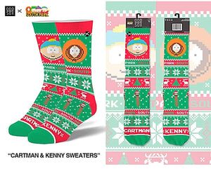ODD SOX BRAND Men’s SOUTH PARK CHRISTMAS SWEATER SOCKS - Novelty Socks for Less