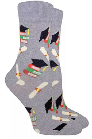 GOOD LUCK SOCK Ladies GRADUATION Socks - Novelty Socks for Less