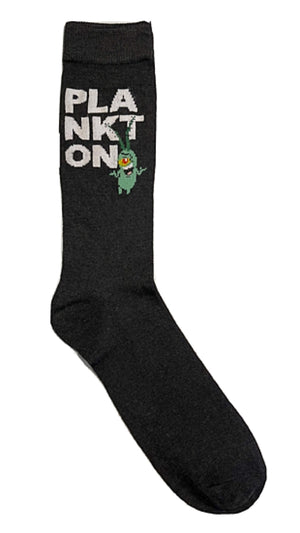 SPONGEBOB SQUAREPANTS Men’s Socks PLANKTON - Novelty Socks for Less