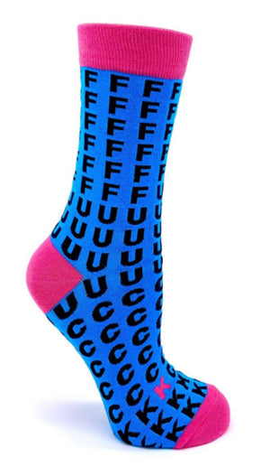 FABDAZ Brand Ladies FFFUUUCCCKKK Socks - Novelty Socks for Less