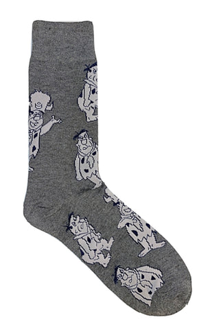 THE FLINTSTONES Mens FRED FLINTSTONE GRAND POOBAH - Novelty Socks for Less