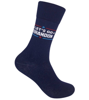 FUNATIC Brand Unisex ‘LET’S GO BRANDON’ Socks - Novelty Socks for Less