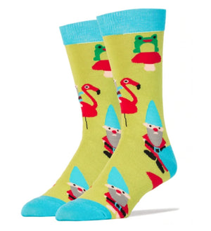 OOOH YEAH Brand Men’s PARTY GNOMES Socks - Novelty Socks for Less