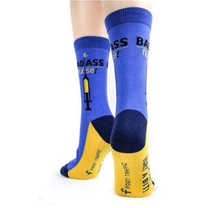 FOOT TRAFFIC Ladies BAD ASS NURSE Socks - Novelty Socks for Less