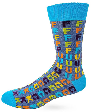 FABDAZ BRAND MEN’S FFFUUUCCCKKK SOCKS - Novelty Socks for Less