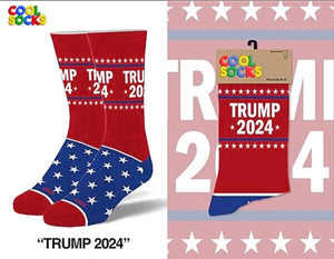 TRUMP 2024 Men’s Socks COOL SOCKS Brand - Novelty Socks for Less