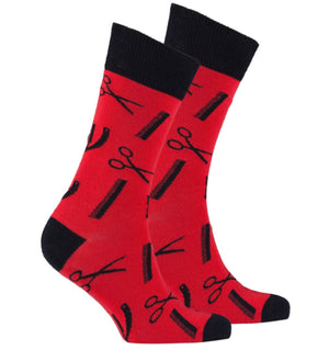 SOCKS N SOCKS Brand Men’s BARBER SHOP Socks - Novelty Socks for Less