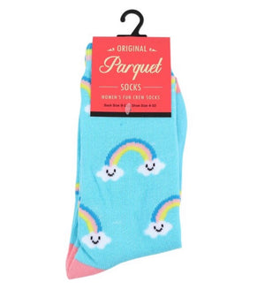 Parquet Brand Ladies RAINBOWS Socks - Novelty Socks for Less