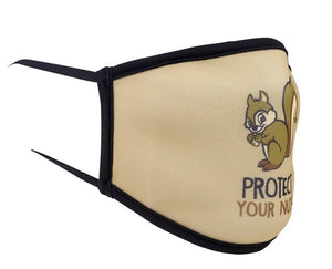 FUNATIC BRAND ADULT FACE MASK COVER ‘PROTECT YOUR NUTS’ - Novelty Socks for Less