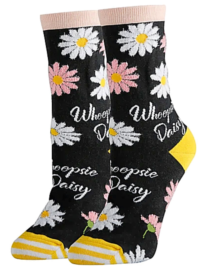 OOOH YEAH Brand Ladies DAISY Socks ‘WHOOPSIE DAISY’