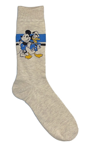 DISNEY MICKEY MOUSE & DONALD DUCK Men's Socks - Novelty Socks for Less