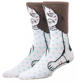 THE EXORCIST Men’s POSESSED REGAN 360 Socks BIOWORLD Brand - Novelty Socks for Less