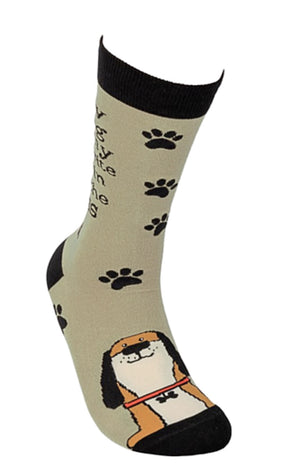 PRIMITIVES BY KATHY Unisex Socks ‘MY DOG IS MY FAVORITE PAIN IN THE ASS’ - Novelty Socks for Less