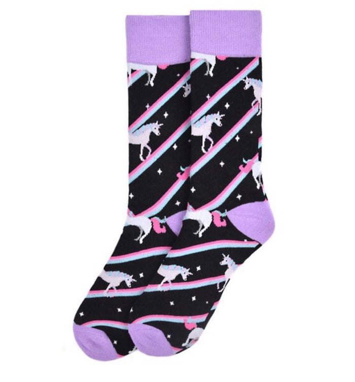 PARQUET BRAND Men's UNICORN Socks UNICORNS ALL OVER