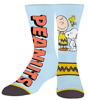 PEANUTS Men’s CHARLIE BROWN & SNOOPY SOCKS ODD SOX BRAND - Novelty Socks for Less