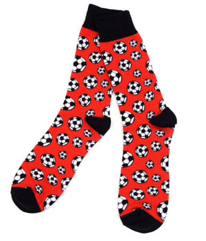 PARQUET BRAND Men’s SOCCER BALL Socks - Novelty Socks for Less